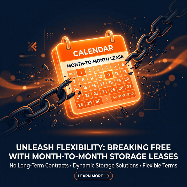 Why Flexible Month-to-Month Storage Leases Are Game Changers
